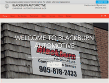 Tablet Screenshot of blackburnautomotive.com